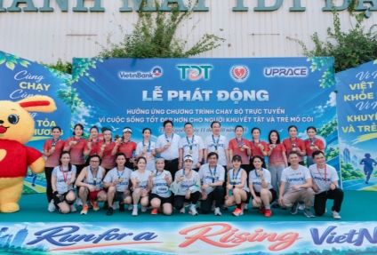 Launch of the UpRace 2026 community running event in Thai Nguyen
