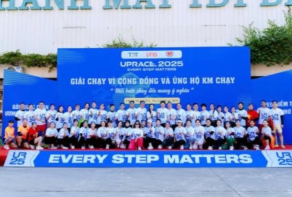 TDT organizes UpRace 2025 at TDT Dai Tu Garment Branch